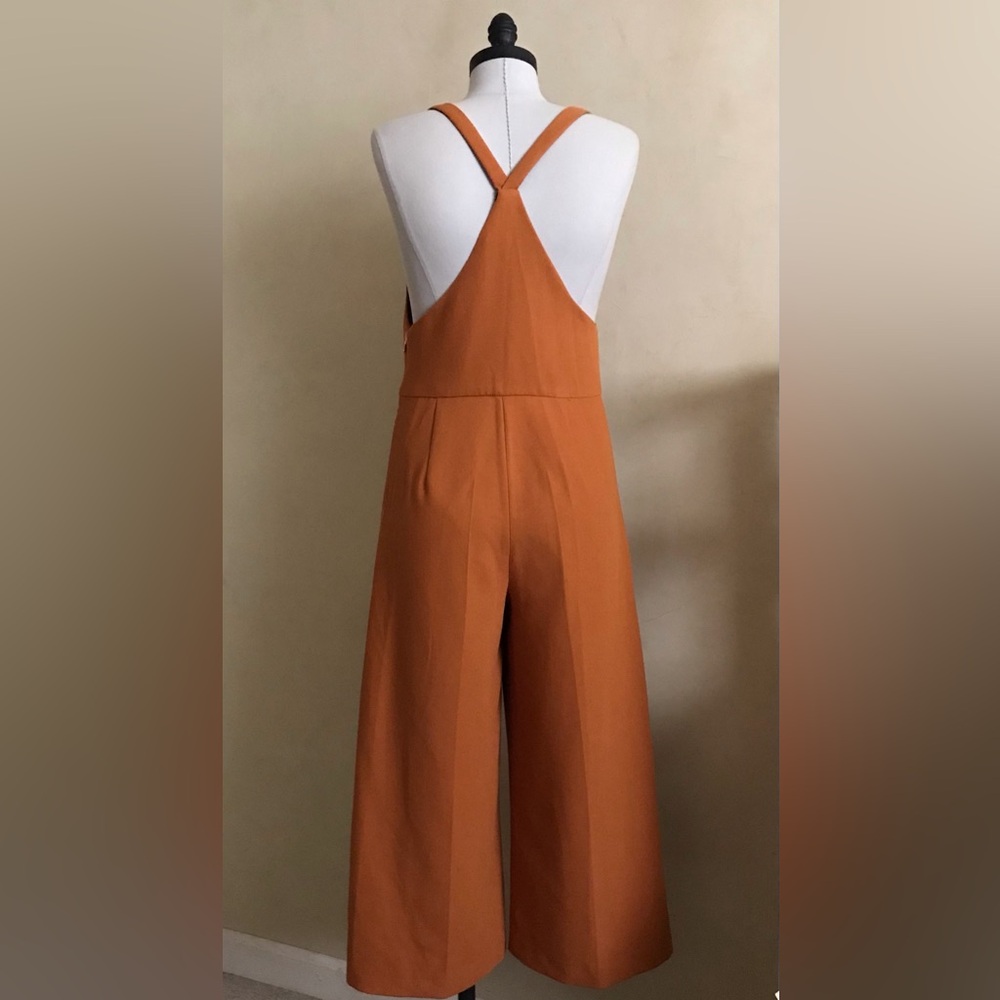 Zara Trafaluc Terracotta Color Jumpsuit - Picture 7 of 8